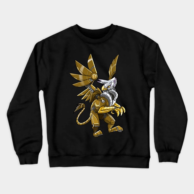 Mecha-Griff Crewneck Sweatshirt by derangedhyena